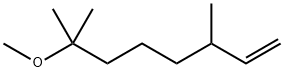7-甲氧基-3,7-二甲基-1-辛烯 结构式
