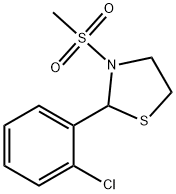 Thiazolidine, 2-(2-chlorophenyl)-3-(methylsulfonyl)- (9CI)|