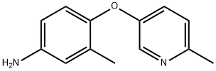 3-METHYL-4-(6-METHYL-PYRIDIN-3-YLOXY)-PHENYLAMINE 结构式