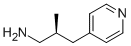 4-Pyridinepropanamine,beta-methyl-,(betaS)-(9CI) Structure