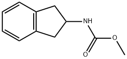 Carbamic acid, (2,3-dihydro-1H-inden-2-yl)-, methyl ester (9CI) Struktur