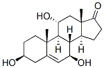 Androst-5-en-17-one, 3,7,11-trihydroxy-, (3beta,7beta,11alpha)- (9CI) Structure