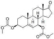 Androst-5-en-17-one, 3,7-bis[(methoxycarbonyl)oxy]-, (3beta,7beta)- (9CI) Structure