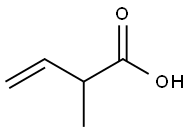 2-甲基-3-丁烯酸, 53774-20-2, 结构式