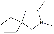 Pyrazolidine,  4,4-diethyl-1,2-dimethyl-,  trans-  (9CI)|