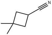 3,3-Dimethylcyclobutanecarbonitrile Structure