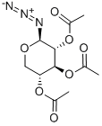 2,3,4-トリ-O-アセチル-Β-D-キシロピラノシルアジド 化学構造式
