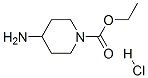 4-アミノ-1-ピペリジンカルボン酸エチル・塩酸塩 化学構造式