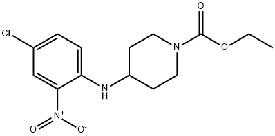 ethyl 4-[(4-chloro-2-nitrophenyl)amino]piperidine-1-carboxylate Structure