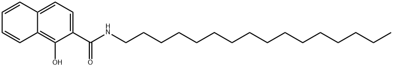 N-十六烷基-1-羟基萘-2-甲酰胺, 5379-36-2, 结构式