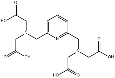 2,6-bis(aminomethyl)pyridinetetraacetate Struktur