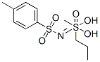 S-メチル-S-プロピル-N-(p-トリルスルホニル)スルフィミン 化学構造式
