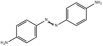 4,4'-ジアミノアゾベンゼン 化学構造式