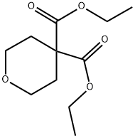 diethyl tetrahydropyran-4,4-dicarboxylate 化学構造式