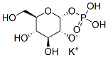 alpha-d-Glucopyranose, 1-(dihydrogen phosphate), monopotassium salt Structure