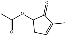 2-Cyclopenten-1-one, 5-(acetyloxy)-2-methyl- (9CI) Structure