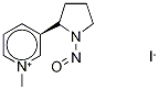 N-METHYL-N'-NITROSONORNICOTINIUM IODIDE Structure