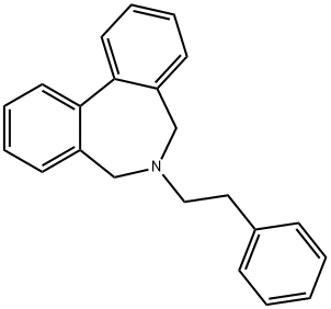 6,7-Dihydro-6-phenethyl-5H-dibenz[c,e]azepine,53873-58-8,结构式