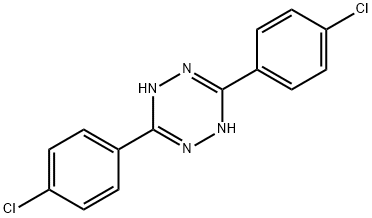 3,6-BIS(4-CHLOROPHENOYL)-1,2-DIHYDRO-1,2,4,5 TETRAZINE 化学構造式