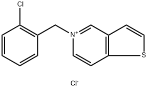5-(2-Chlorobenzyl)-thieno[3,2-c]pyridiniuM Chloride Struktur