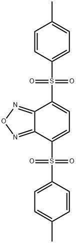 4,7-Bis[(4-methylphenyl)sulfonyl]benzofurazane Structure