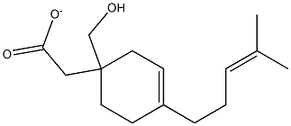 4-(4-methylpenten-3-yl)cyclohex-3-ene-1-methyl acetate Structure