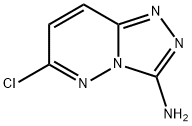 6-CHLORO[1,2,4]TRIAZOLO[4,3-B]PYRIDAZIN-3-AMINE 化学構造式