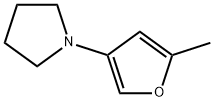 Pyrrolidine, 1-(5-methyl-3-furanyl)- (9CI) 结构式