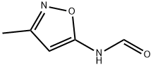 N-(3-メチルイソオキサゾール-5-イル)ホルムアミド 化学構造式