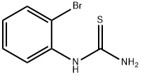 1-(2-ブロモフェニル)チオ尿素 化学構造式