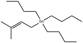 三丁基(3-甲基-2-丁烯基)锡, 53911-92-5, 结构式