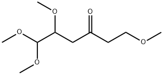 1,5,6,6-Tetramethoxy-3-hexanone,53914-29-7,结构式