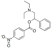 4-Nitrobenzoic acid 1-phenyl-2-(diethylamino)ethyl ester|