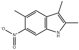 2,3,5-Trimethyl-6-nitro-1H-indole Structure