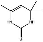 4,4,6-Trimethyl-3,4-dihydropyrimidine-2(1H)-thione 结构式