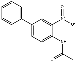 N-(3-nitrobiphenyl-4-yl)acetamide Structure