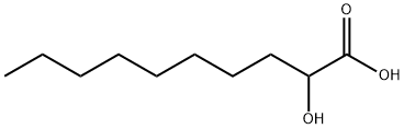 2-ヒドロキシカプリン酸 化学構造式