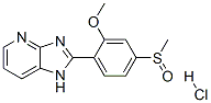 2-[2-methoxy-4-(methylsulphinyl)phenyl]-1H-imidazo[4,5-b]pyridine monohydrochloride|