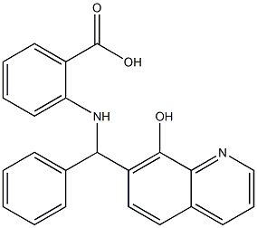 5394-35-4 2-[[(8-Hydroxy-7-quinolinyl)(phenyl)methyl]amino]benzoic acid