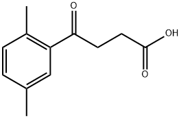 β-(2,5-ジメチルベンゾイル)プロピオン酸 化学構造式