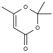 2,2,6-Trimethyl-4H-1,3-dioxin-4-one Struktur