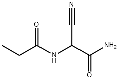 Propanamide,  N-(2-amino-1-cyano-2-oxoethyl)- 结构式