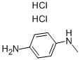 N-乙基-p-苯二胺 二盐酸化物, 5395-70-0, 结构式