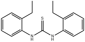 1,3-[二(2-乙基苯基)]硫脲, 5395-94-8, 结构式