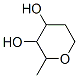 Tetrahydro-2-methyl-2H-pyran-3,4-diol Structure