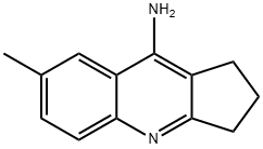 2,3-Dihydro-7-methyl-1H-cyclopenta[b]quinolin-9-amine Struktur