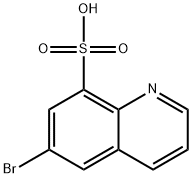 8-Quinolinesulfonic  acid,  6-bromo- 结构式