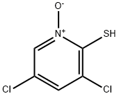 2-Pyridinethiol,3,5-dichloro-,1-oxide(9CI) 结构式