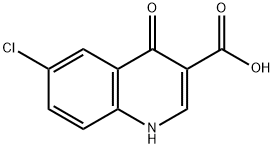 6-氯-4-酮-1,4-二氢-喹啉-3-酸,53977-19-8,结构式