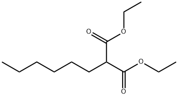 2-ヘキシルプロパン二酸ジエチル 化学構造式